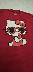 Hello Kitty Red graphic t-shirt By Ripple Junction Size XL