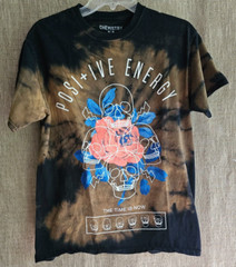 Positive Energy The Time Is Now Bleached Design w/ Skull Sz Medium by Chemistry