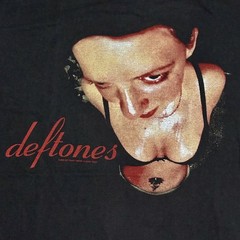 Vintage DEFTONES Around The Fur 1997 90s Metal Band GIANT Size L T-Shirt REPRINT