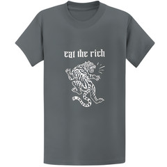 Gildan 5000 Eat The Rich Political T-Shirt – Progressive Social Justice Gift Tee