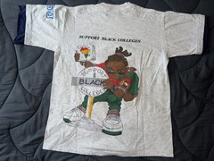 Vintage 90s Tennessee State University TSU HBCU AOP College T-Shirt Size L RARE