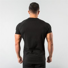 Men’s Fitness Muscle T-Shirt Slim Fit Gym Bodybuilding Short Sleeve