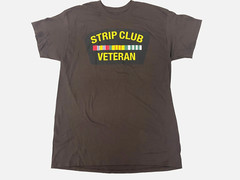 Reason Mens Strip Club Veteran Funny Brown Shirt New M, L, XL