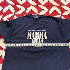 Vintage Mamma Mia Musical T Shirt Mens XL Navy Blue ABBA Broadway