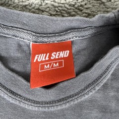 Full Send Hasbulla Magomedov Shirt Mens Medium Gray Graphic Tee Streetwear