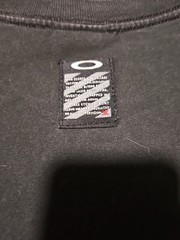 Vintage 90s – Oakley Software Black Tshirt With Logo – Size XL