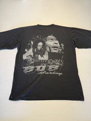 Vintage Bob Marley Reggae Rasta Jamaica T-Shirt Retro size XL Black Rap Tee