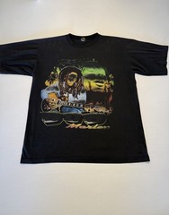 Vintage Bob Marley Reggae Rasta Jamaica T-Shirt Retro size XL Black Rap Tee