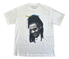 Nike Ja Morant Max90 Head Graphic T-Shirt Men’s Medium White HJ3428-100 NWOT