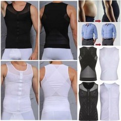 Men Best Slimming Body Shaper Trimmer Tummy Control Tank Male Corset Girdle Top
