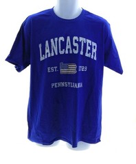 Port & Company Men’s T-Shirt Short Sleeve Crew Neck Color Blue