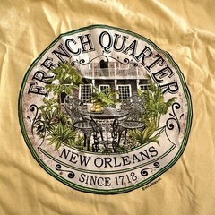 Hanes ComfortWash “French Quarter–New Orleans Since 1718” Mens Sz XL Graphic Tee