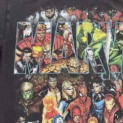 Vintage Marvel Mad Engine Shirt Mens 2XL Black Fade Comic Hero Villain