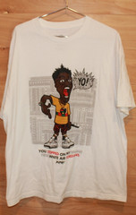Original RufNek Yo You Stepped On My Air Jordans T Shirt 2XL Hip Hop