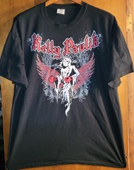 Kelly Pavlik- Backyard Brawl 2009 Lic. OOP Black T-Shirt- XXLarge