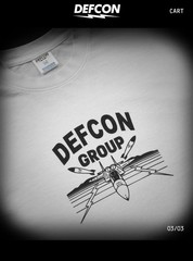 *NEW* Defcon Group Strike Eagle T Shirt White Size Medium Defense Condition Vans
