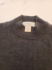 Murano Mens 100% Wool Sweater – sz XL Grey