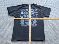 Macklemore Ryan Lewis Hanes Shirt Mens Large Black 2013 World Tour Hip Hop Band