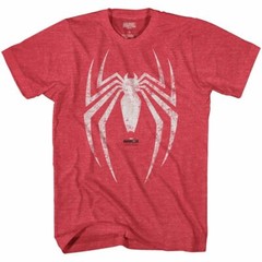 AMAZING SPIDER-MAN Marvel Comics Red Vintage Style Gamer Verse T-Shirt NEW