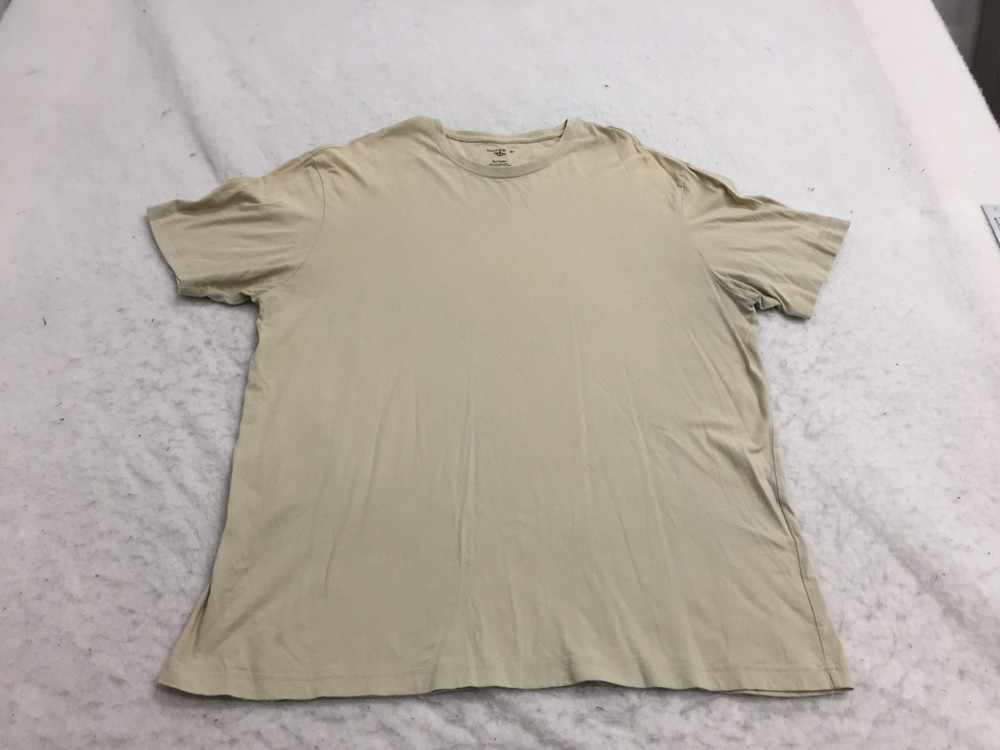 Dockers T Shirt Mens XL Beige Tan Short Sleeve Crew Neck