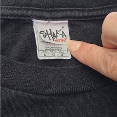 Shaka Active | Black HI Life Graphic T-Shirt | Size Large