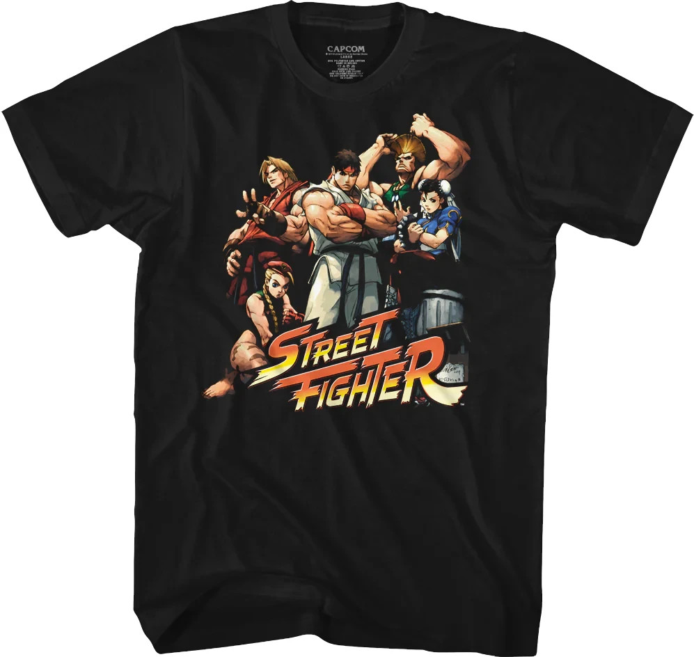 Street Fighter Games T-Shirt 180 GSM | 100% Cotton DTG Print