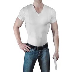 Concealment Clothes Men’S Crew Neck Undercover- Concealed Holster Carry Tops :)