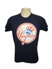 New York NY Yankees Adult Small Blue TShirt