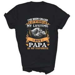 I’ve Been Called Lot Of Name But Papa Is My Favorite Grandpa Shirt Gift