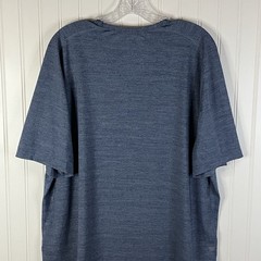 Mack Weldon Shirt Mens 2XL Blue Short Sleeve Crew Casual Lightweight Daily Wear