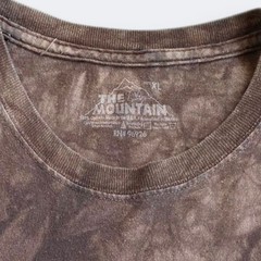 The Mountain Rattlesnake Tie Dye Tee Mens XL Brown Shirt Nature Animals Outdoors