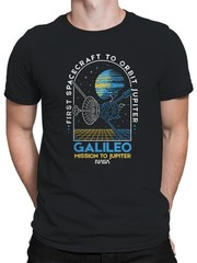 Officially Licensed Nasa Galileo Jupiter Mission Tribute Men’s T-shirt