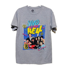Saved by the Bell Drip Fit Y2K 90s Main Character Energy Anemoia Graphic Tee Med