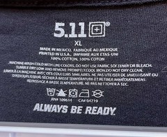 5.11 Tactical Brand NWT Men’s Long Sleeve Black Shirt w/ Breast Pocket Size XXL