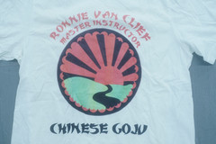 RONNIE VAN CLIEF CHINESE GOJU KUNG FU DRAGON LOGO GRAPHIC T-SHIRT SIZE LARGE