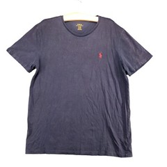 Polo Ralph Lauren Men’s T-Shirt Large Short Sleeve Blue Straight Hem Crew Neck