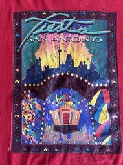 San Antonio Fiesta Festival 2002 Graphic Print Red T-Shirt Adult Men’s XL
