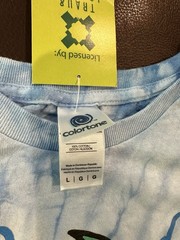 New MOUNTAIN DEW BAJA BLAST SHIRT ADULT TIE DYE BLUE LARGE L MENS MT DEW