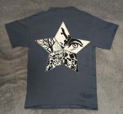 Pleasures Flying T-Shirt ‘Slate’ Streetwear Grahic Tee – Mens Medium – SEE PHOTO