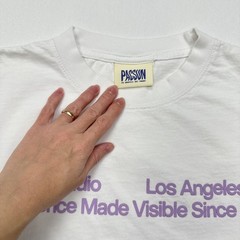 PACSUN Graphic T Shirt Mens L Oversized White Streetwear Design Studio LA