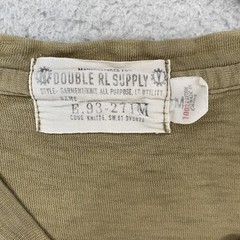 RRL Ralph Lauren Double RL Supply Shirt Mens M Utility Long Sleeve Jersey Tee