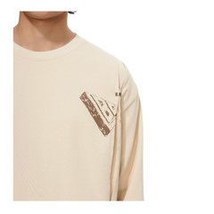 Valabasas Long Sleeve Shirt Piece Mens Cream VLBS-VSL1-1012