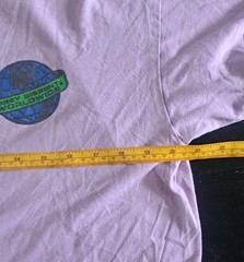 Obey Quality Dissent T-Shirt Men’s Large Purple Earth Logo Graphic Worldwide Tee