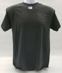 Black T-Shirt w/ Gray Chevrolet Performance Script / Logo & Bowtie Emblem