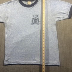 Vintage Miller Lite Beer Shirt Mens Large Gray Ringer Made USA 80s Soft