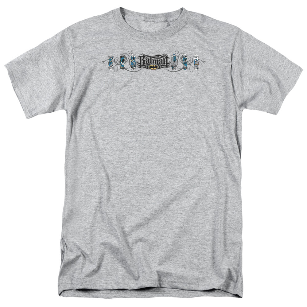 Batman “Skateboard Bats” T-Shirt – Regular or Sleeveless – to 5X