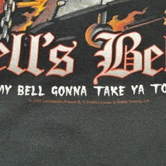 Vintage ACDC Shirt Mens Size XL Black Liquid Blue Hell’s Bells 2007