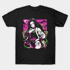 Nezuko Kamado Waifu Shirt, Anime Demon Slayer: Kimetsu No Yaiba T Shirt V14