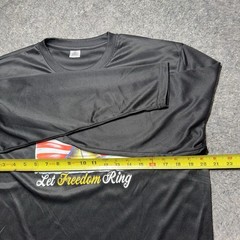 Armored Sportwear Mens L Black Long Sleeves Graphic Print Casual Light Weight