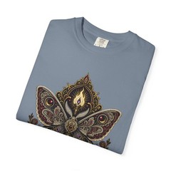 Gothic Paisley Moth Reliquary T-Shirt Graphic
